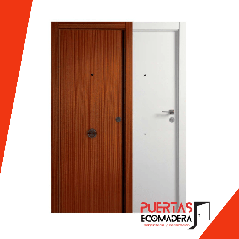 puertas de entrada blindadas Sapelly - Blancas Lisas